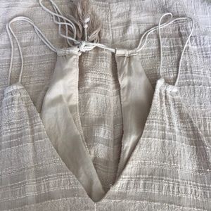 Summer cream colored dress by Lush